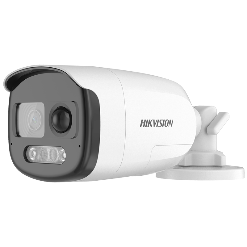 Cámara Bullet HIKVISION™ 2MPx (1080P) 2.8mm con Luz Blanca 40m (Audio + Sirena + PIR)//HIKVISION™ 2MPx (1080P) 2.8mm Bullet Camera with White Light 40m (+Audio & Siren & PIR)