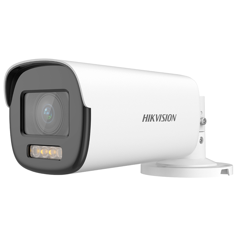 Cámara Bullet HIKVISION™ HD-TVI de 2MPx 2.8-12mm con Luz Blanca 40m//HIKVISION™ HD-TVI de 2MPx 2.8-12mm Bullet Camera with 40m White Light Focus