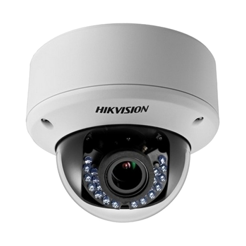 Minidomo HIKVISION™ HD-TVI de 5MPx 2.7-13.5mm con IR 40m//HIKVISION™ DS-2CE56D0T-VPIR3E HD-TVI Mini Dome