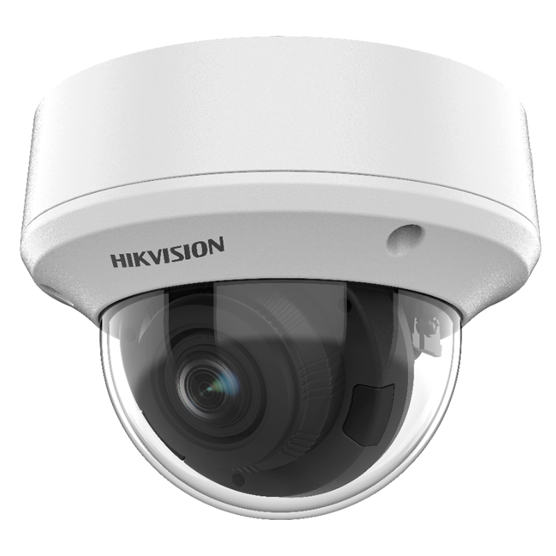 Minidomo HIKVISION™ HD-TVI de 8MPx 2.7-13.5mm Motorizada con IR EXIR 60m//HIKVISION™ HD-TVI 8MPx 2.7-13.5mm Motorized Minidome with IR EXIR 60m