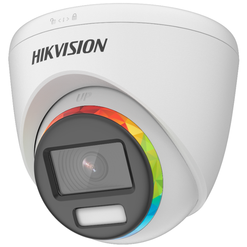 Minidomo HIKVISION™ HD-TVI 2MPx 2.8mm con Foco de Luz Blanca 40m (IP68)//HIKVISION™ HD-TVI 2MPx 2.8mm Mini-Dome wuth White Light Focus 40m (IP68)