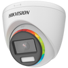 Minidomo HIKVISION™ HD-TVI 2MPx 2.8mm con Foco de Luz Blanca 40m (IP68)//HIKVISION™ HD-TVI 2MPx 2.8mm Mini-Dome wuth White Light Focus 40m (IP68)