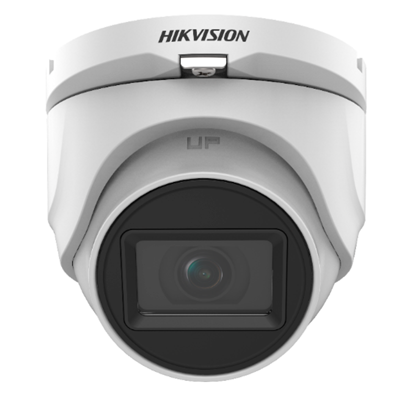 Minidomo HIKVISION™ HD-TVI de 5MPx 2.8mm con IR EXIR 30m (+Micrófono)//HIKVISION™ HD-TVI 5MPx 2.8mm Mini-Dome with IR EXIR 30m (+Microphone)