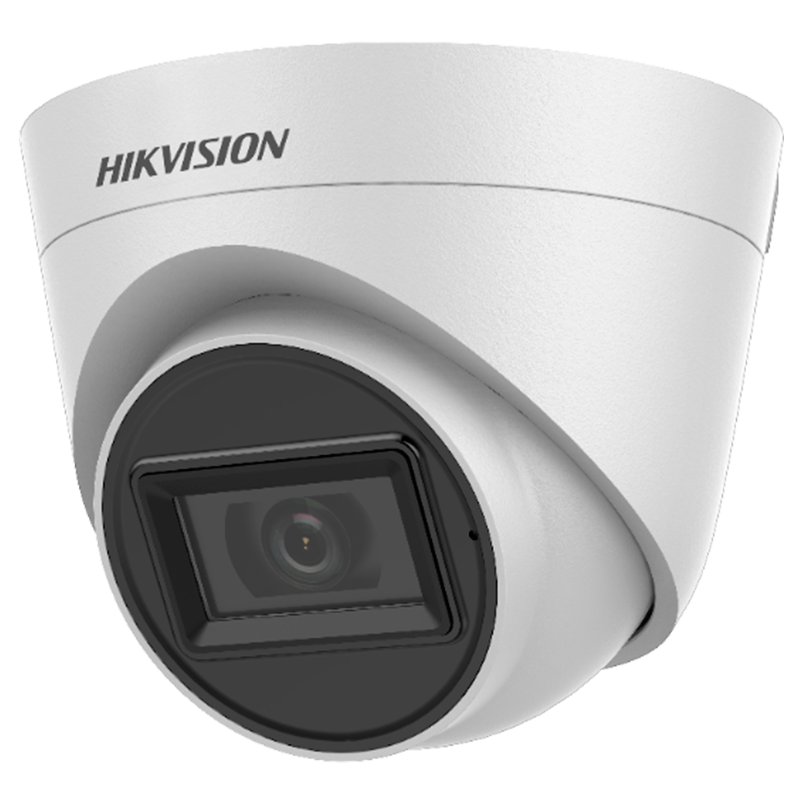 Minidomo HIKVISION™ HD-TVI 2MPx 2.8mm con IR EXIR 40m (+Audio)//Minidomo HIKVISION™ HD-TVI 2MPx 2.8mm con IR EXIR 40m (+Audio)