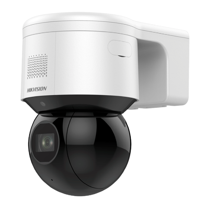 Minidomo Móvil IP HIKVISION™ 4x 4MPx con IR 50m de Exterior (+Audio y Alarma)//HIKVISION™ 4x 4MPx Mobile IP Minidome with IR 50m (+Audio & Alarm)