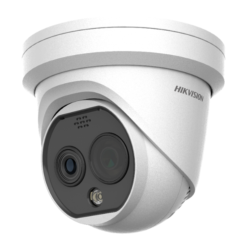 Cámara IP Bullet Termográfica Bi-Espectral HIKVISION™ 256x192 - 2.1mm (2688 x 1520 - 2.2mm) con IR 15m//HIKVISION™ 256x192 - 2.1mm (2688 x 1520 - 2.2mm) Bi-Spectral ThermographicBullet IP Camera with IR 15m