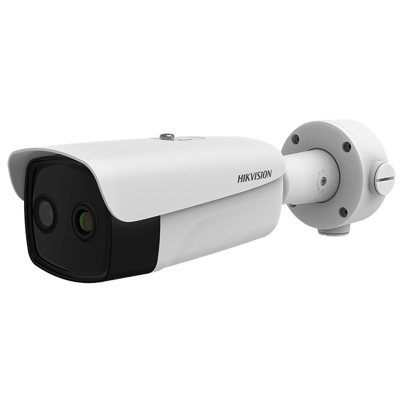 Cámara IP Bullet Termográfica Bi-Espectral HIKVISION™ de 4MPx/384x288 35mm para Detección de Temperatura con IR 40m//HIKVISION™ 4MPx/384x288 35mm Bi-Spectral Thermographic Bullet IP Camera for Temperature Detection with IR 40m