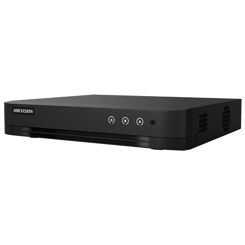Grabador HD-TVI HIKVISION™ para 4 Canales (BNC Máx. 1080p)//HIKVISION™ HD-TVI Recorder for 4 Channels (BNC Max. 1080p)