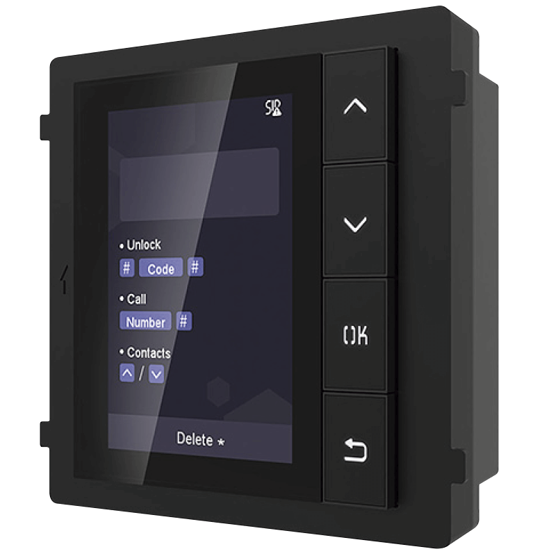 Módulo de Display para Interfonos IP HIKVISION™//Display Unit for HIKVISION™ IP Intercom