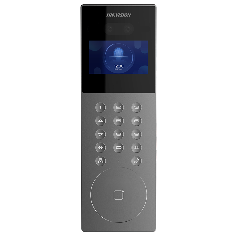 Video-Interfono IP HIKVISION™ DS-KD9203-E6 de Reconocimiento Facial//HIKVISION™ DS-KD9203-E6 IP Video Intercom with Facial Recognition