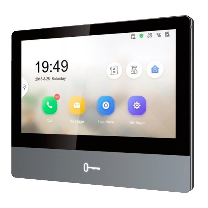 Estación IP HIKVISION™ Táctil de 7'' (Versión EU) - Intercom de 2 Hilos//HIKVISION™ 7'' Touch Screen IP Station (EU Version) 2-Wire Intercom