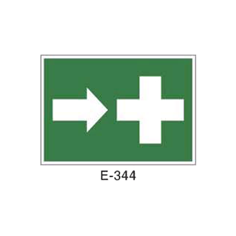 Placa de Emergencia/Evacuación Tipo 2 (Placa - Clase B)//Emergency/Evacuation Signboard Type 2 (Plastic Sheet - Class B)