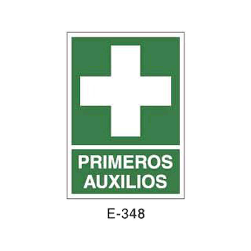 Placa de Emergencia/Evacuación Tipo 2 (Placa - Clase B)//Emergency/Evacuation Signboard Type 2 (Plastic Sheet - Class B)