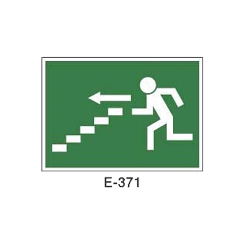 Placa de Emergencia/Evacuación Tipo 3 (Lámina - Clase A)//Emergency/Evacuation Signboard Type 3 (Plastic Sheet - Class A)