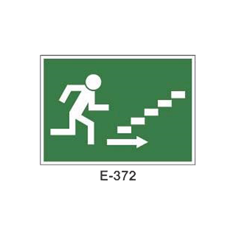 Placa de Emergencia/Evacuación Tipo 3 (Placa - Clase B)//Emergency/Evacuation Signboard Type 3 (Plastic Sheet - Class B)