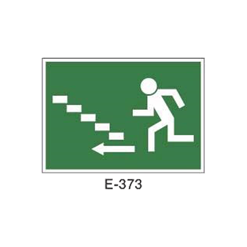 Placa de Emergencia/Evacuación Tipo 3 (Lámina - Clase A)//Emergency/Evacuation Signboard Type 3 (Plastic Sheet - Class A)