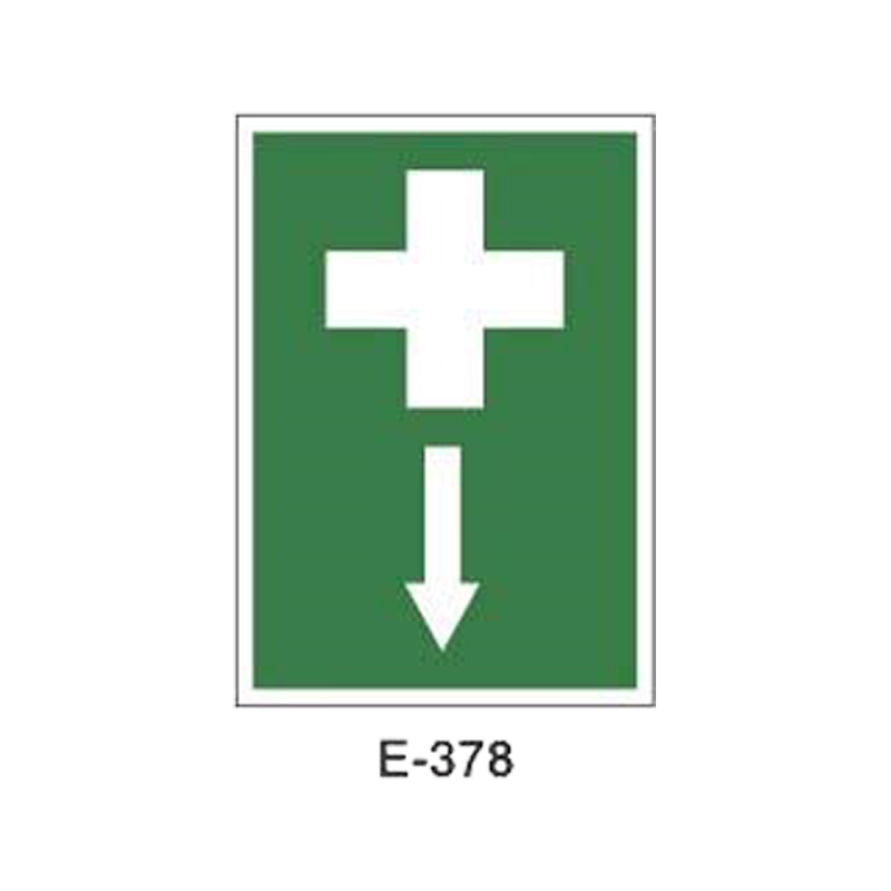 Placa de Emergencia/Evacuación Tipo 3 (Lámina - Clase A)//Emergency/Evacuation Signboard Type 3 (Plastic Sheet - Class A)