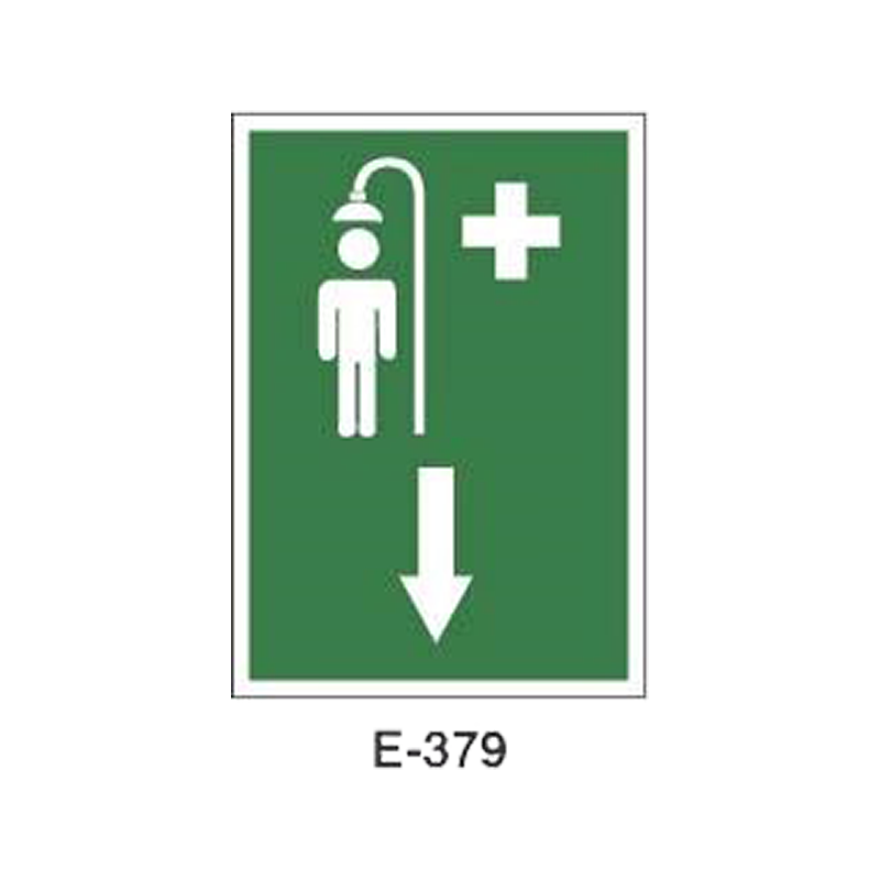 Placa de Emergencia/Evacuación Tipo 3 (Placa - Clase B)//Emergency/Evacuation Signboard Type 3 (Plastic Sheet - Class B)