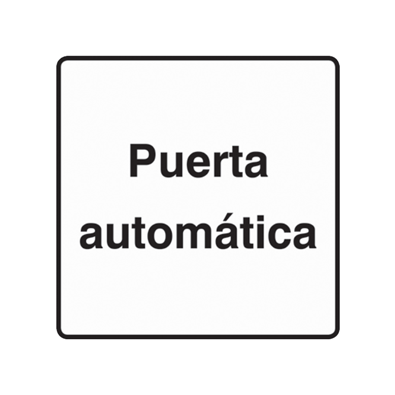 Pegatina DWS-ADSIGN de 'Puerta automática'//'DWS-ADSIGN 'Automatic door' Sticker