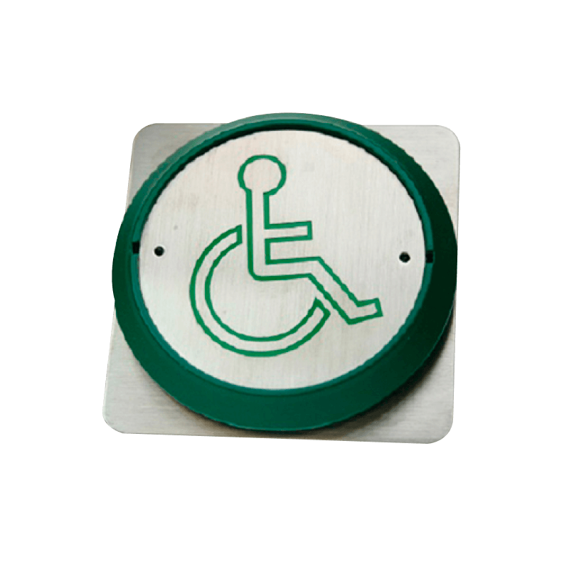 Pulsador de Salida CDVI® RTE85DL-F con Logo (Encastrar)//CDVI® RTE85DL-F Exit Push Button with LOGO