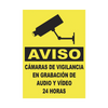 Placa CCTV de Exterior (Español)//Outdoor CCTV Plate (Spanish)
