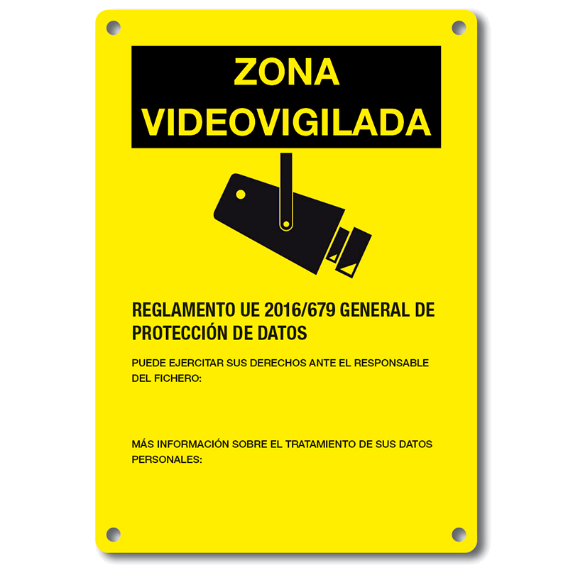 Placa CCTV Homologada (Español)//CCTV Plate Approved (Spanish)
