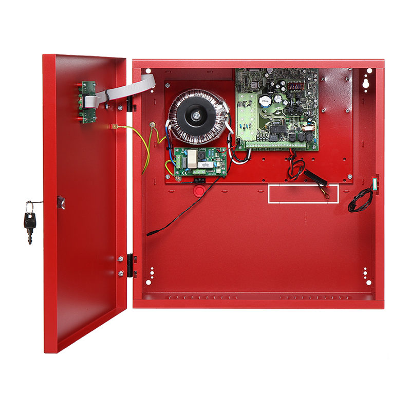 Fuente de Alimentación PULSAR® Homologada EN54 (Incendios) de  27,6V/3A/2x28Ah//PULSAR® Homologated EN 54 (Fires) Power Supply - 27.6V / 3A / 2x28Ah
