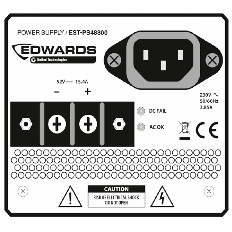 Fuente de Alimentación AmbientSystem™ PS48800 de 52VDC 15.4Amp//AmbientSystem™ PS48800 52VDC 15.4Amp Power Supply Unit