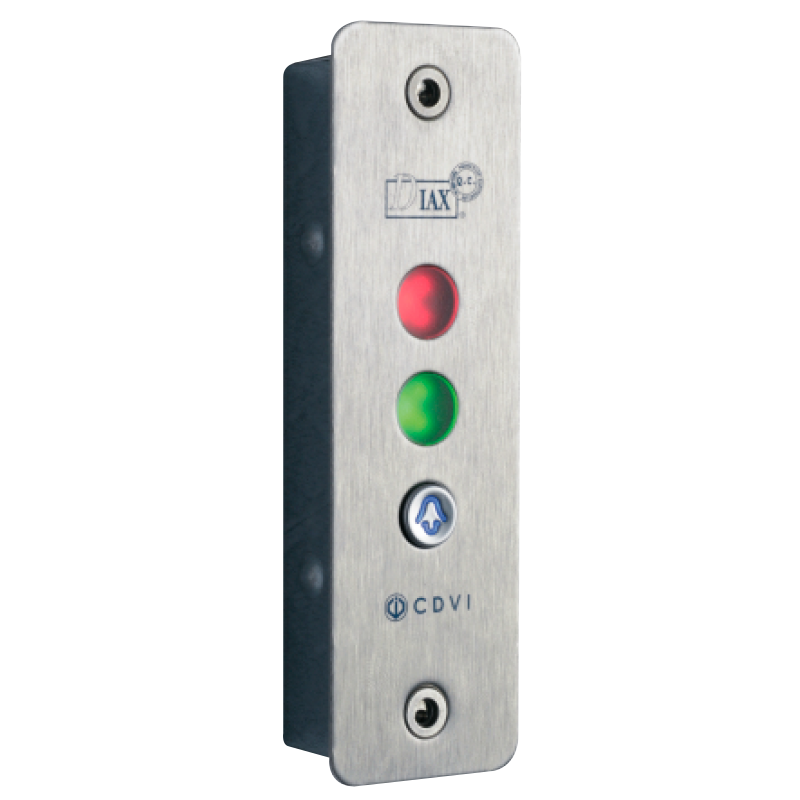 Semáforo con Timbre CDVI® SIE de Acero Inox (Empotrar)//CDVI® SIE Stainless Steel Traffic Light with Bell (Recessed)
