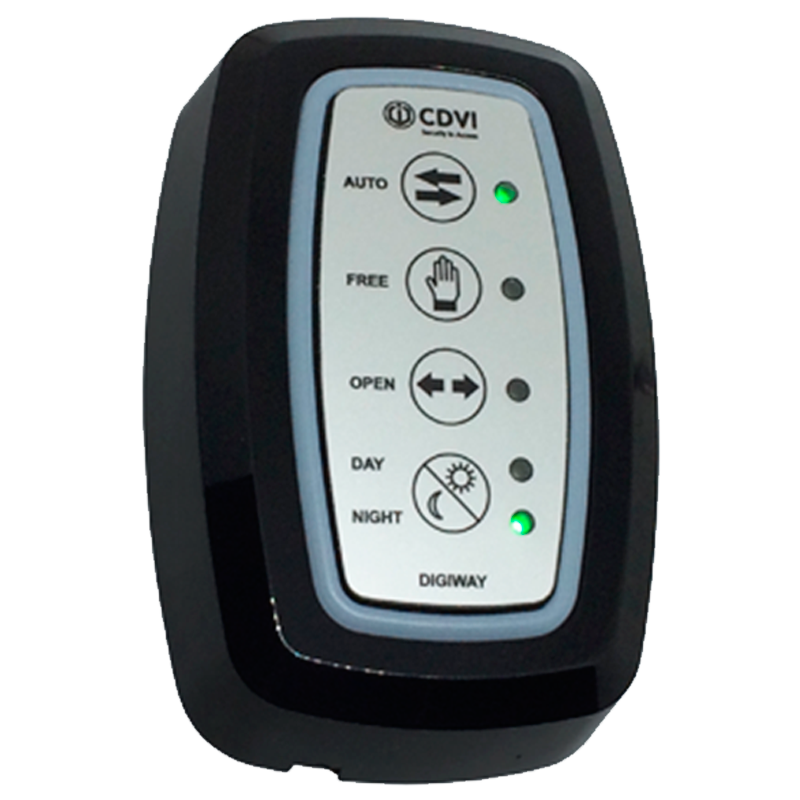 Panel de Control CDVI® Digiway™ DWCP-B (Negro)//CDVI® Digiway™ DWCP-B Control Panel (Black)