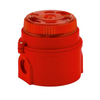 Flash Estrob. de LED, Intrínsec. Seguro con Lente Roja//LED Strobe Light, Intrinsically Safe with Red Lens