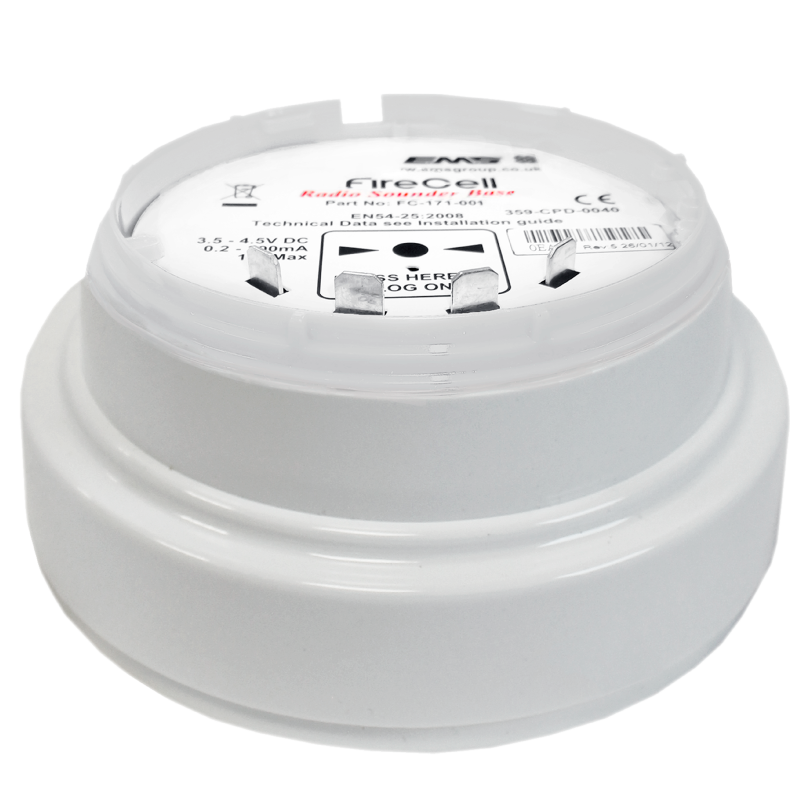 Base de Sirena UTC™ Aritech™ Vía Radio - Blanca//UTC™ Aritech™ Fusion™ Wireless Base for Analogical Sounder - White