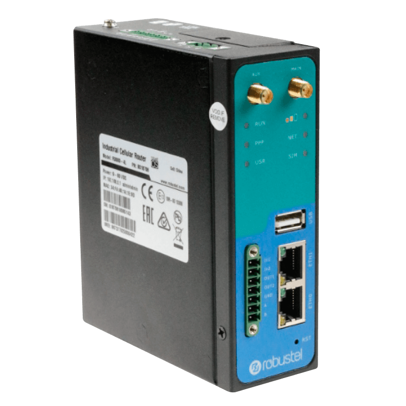Router LTE Industrial ROBUSTEL® R3000-4L Cat.1//ROBUSTEL® R3000-4L Cat.1 Industrial LTE Router