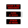 Rótulo Luminoso UTC™ de Aviso - Versión Español//KILSEN® Luminous Warning Signboard - Spanish Version