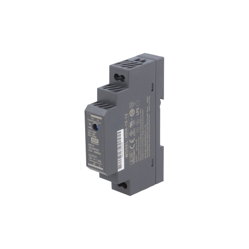 Fuente MEANWELL® HDR-15//MEANWELL® HDR-15 Power Supply Unit