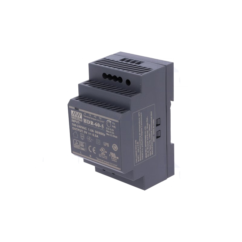 Fuente MEANWELL® HDR-60//MEANWELL® HDR-60 Power Supply Unit
