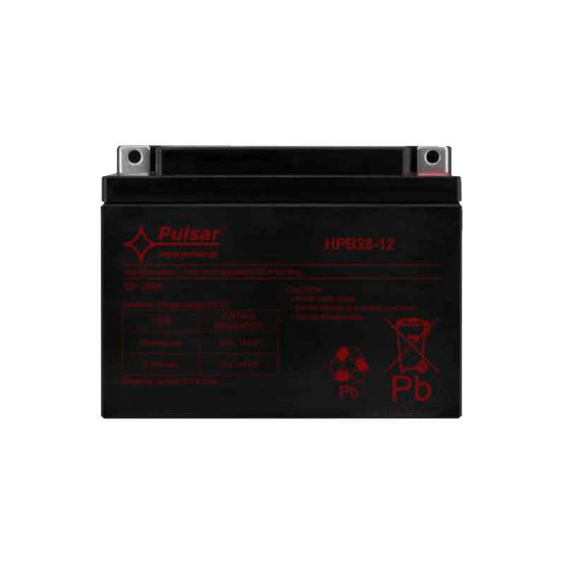 Batería PULSAR® Serie HPB 28 Ah (Duración 5-8 Años)//PULSAR® HPB Serie 28 Ah Battery (5-8 Years Lifespan)