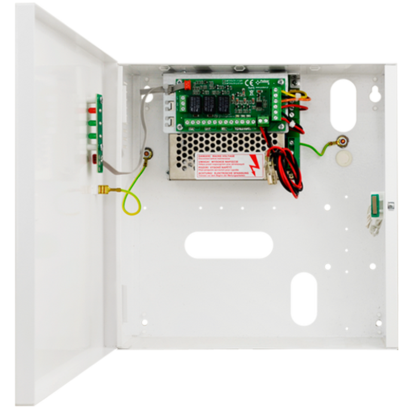 Fuente PULSAR® HPSBOC 13.8V/2Amp/7Ah/OC Conmutada con Respaldo y Salidas Técnicas//PULSAR® HPSBOC 13.8V/2Amp/7Ah/OC Buffer Switch Mode PSU with Technical Outputs