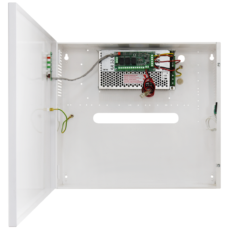 Fuente PULSAR® HPSBOC 27,6V/3Amp/2x17Ah/OC Conmutada con Respaldo y Salidas Técnicas//PULSAR® HPSBOC 27,6V/3Amp/2x17Ah/OC Buffer Switch Mode PSU with Technical Outputs