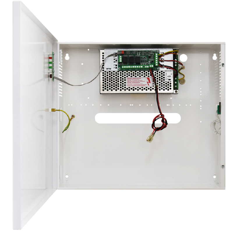 Fuente PULSAR® HPSBOC 27,6V/5Amp/2x17Ah/OC Conmutada con Respaldo y Salidas Técnicas//PULSAR® HPSBOC 27,6V/5Amp/2x17Ah/OC Buffer Switch Mode PSU with Technical Outputs