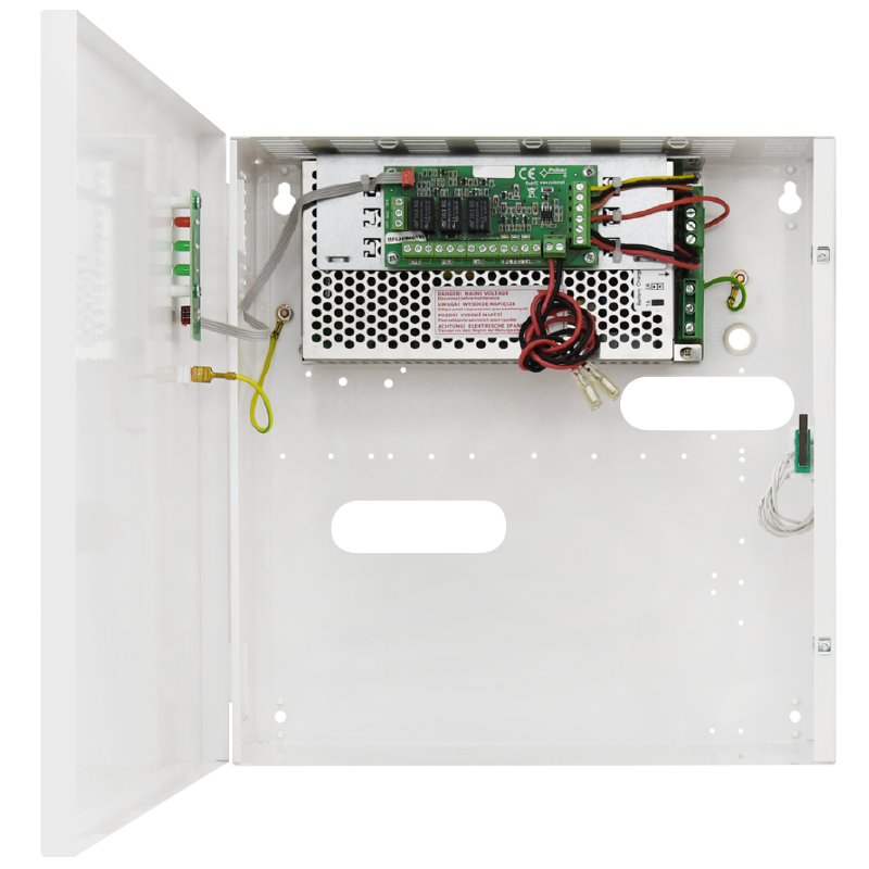 Fuente PULSAR® HPSBOC 13.8V/6Amp/17Ah/OC Conmutada con Respaldo y Salidas Técnicas//PULSAR® HPSBOC 13.8V/6Amp/17Ah/OC Buffer Switch Mode PSU with Technical Outputs
