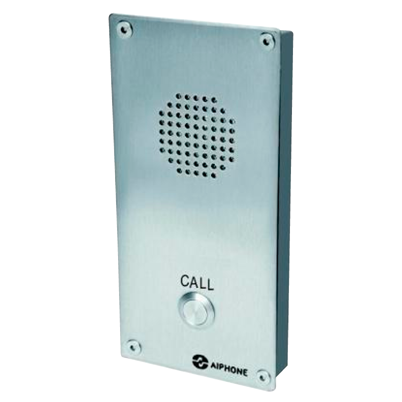 Estación de Llamada AIPHONE™ AX-DIE con Audio Antivandálica de Empotrar//AIPHONE™ AX-DIE Recessed Vandal Resistant Call Station with Audio