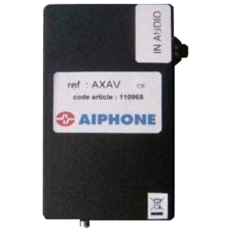 Interfaz NTSC AIPHONE™ AX-AV para Integración de Cámaras/Grabadores de CCTV//AIPHONE™ AX-AV NTSC Interface for CCTV Camera/Recorder Integration