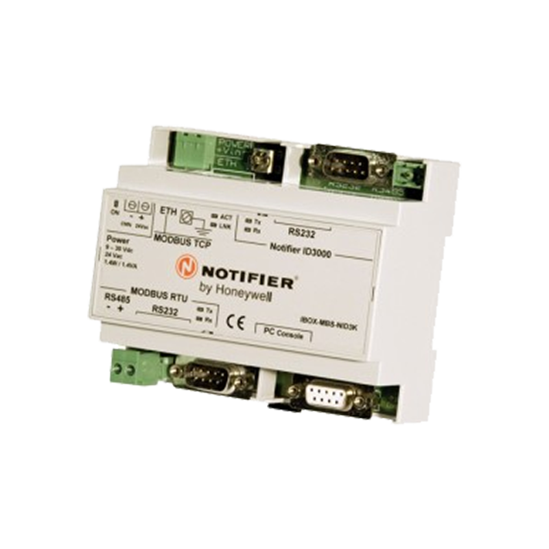 Convertidor de Protocolo de Central NOTIFIER® a Modbus para 5 Centrales PEARL//Protocol Converter for NOTIFIER® Panel to Modbus for 5 PEARL Panels