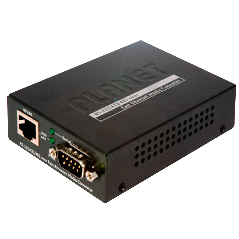 Conversor de Medios PLANET™ RS-232/422/485 a través de Fast Ethernet (ST, Multi-Modo) - 2 km//PLANET™ RS-232/422/485 over Fast Ethernet Media Converter (ST, Multi Mode) – 2km