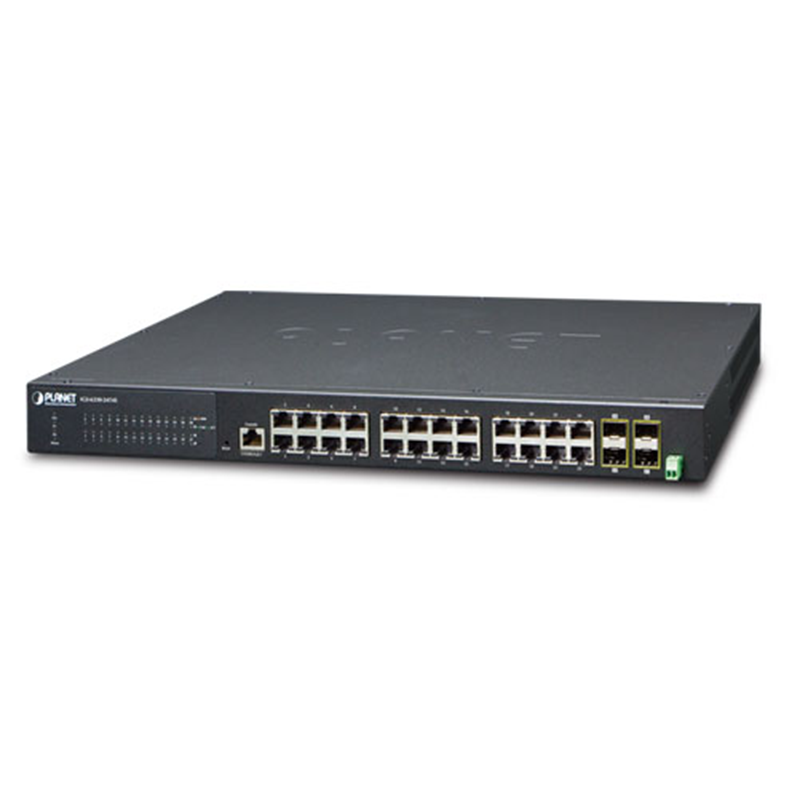 Switch Industrial PLANET™ IGS-6330-24T4S Gestionable Capa 2 (L2+/L4)//PLANET™ IGS-6330-24T4S Manageable Layer 2 (L2+/L4) Industrial Switch