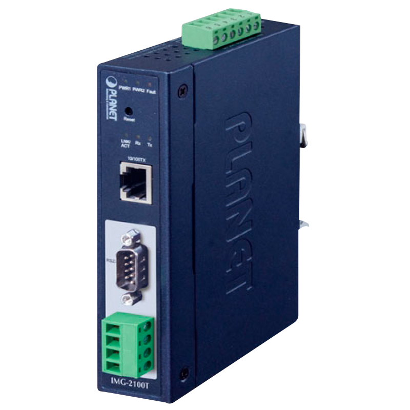 Gateway Modbus Industrial PLANET™ de 1 Puerto RS232/422/485//PLANET™ Industrial 1-port RS232/422/485 Modbus Gateway