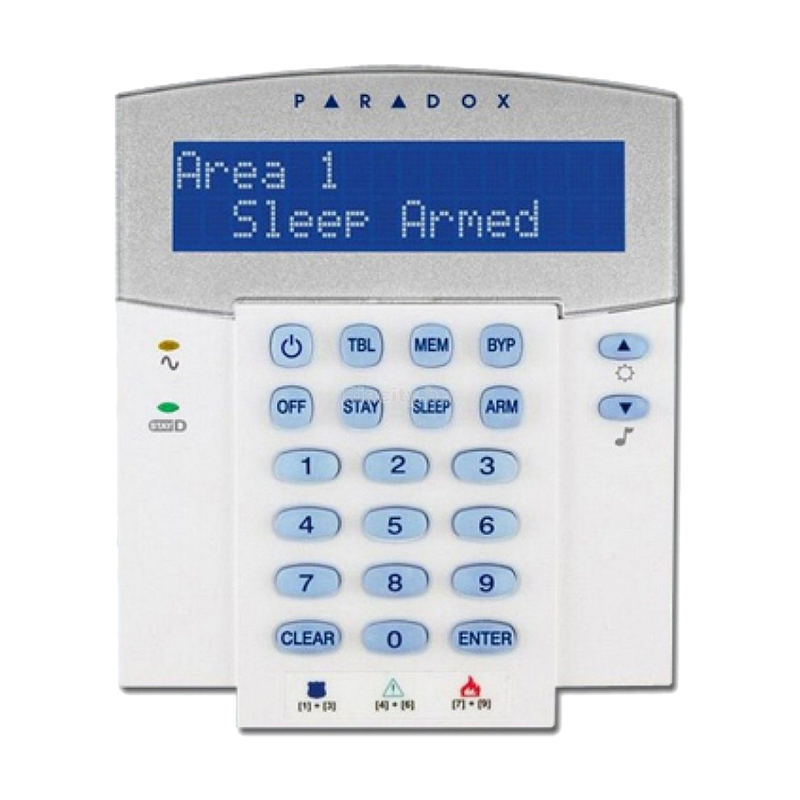 Teclado LCD PARADOX™ Spectra™ Vía Radio//PARADOX™ Spectra™ Wireless LCD Keypad