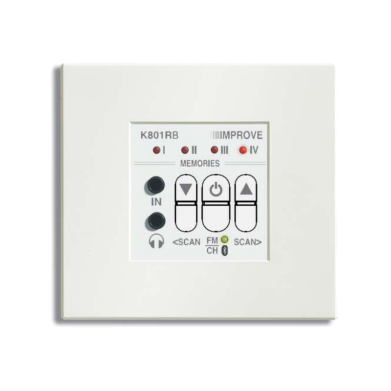 Mando IMPROVE™ dSOUND® K801RB con Bluetooth//IMPROVE™ dSOUND® K801RB Controller with Bluetooth