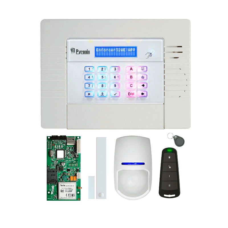 Kit PYRONIX™ Vía Radio Enforcer™ con Módulo GPRS - G2//PYRONIX™ Enforcer™ Wireless Kit with GPRS Module - G2
